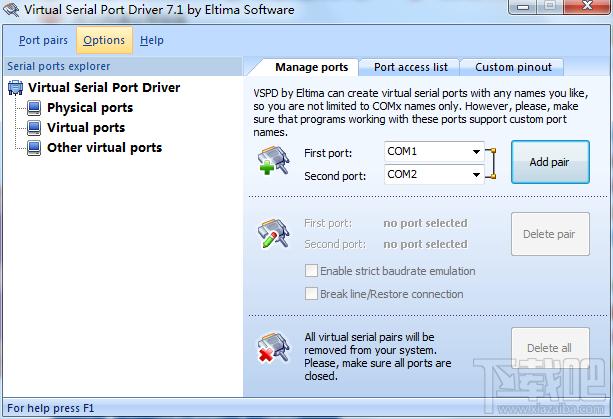 Eltima Virtual Serial Ports Driver XP,Eltima Virtual Serial Ports Driver XP下载,El